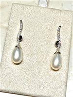 Orecchini Nimei in Oro bianco Perla PER1039